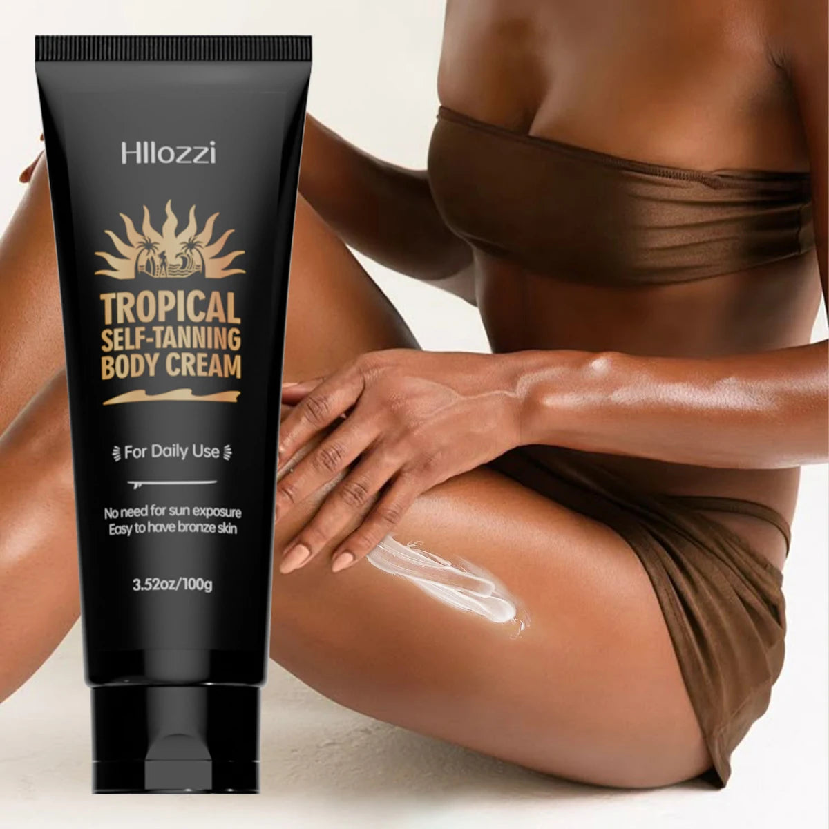 Lotion can be used on all parts of the face and body to hydrate and moisturize. faster and deeper tanning effects