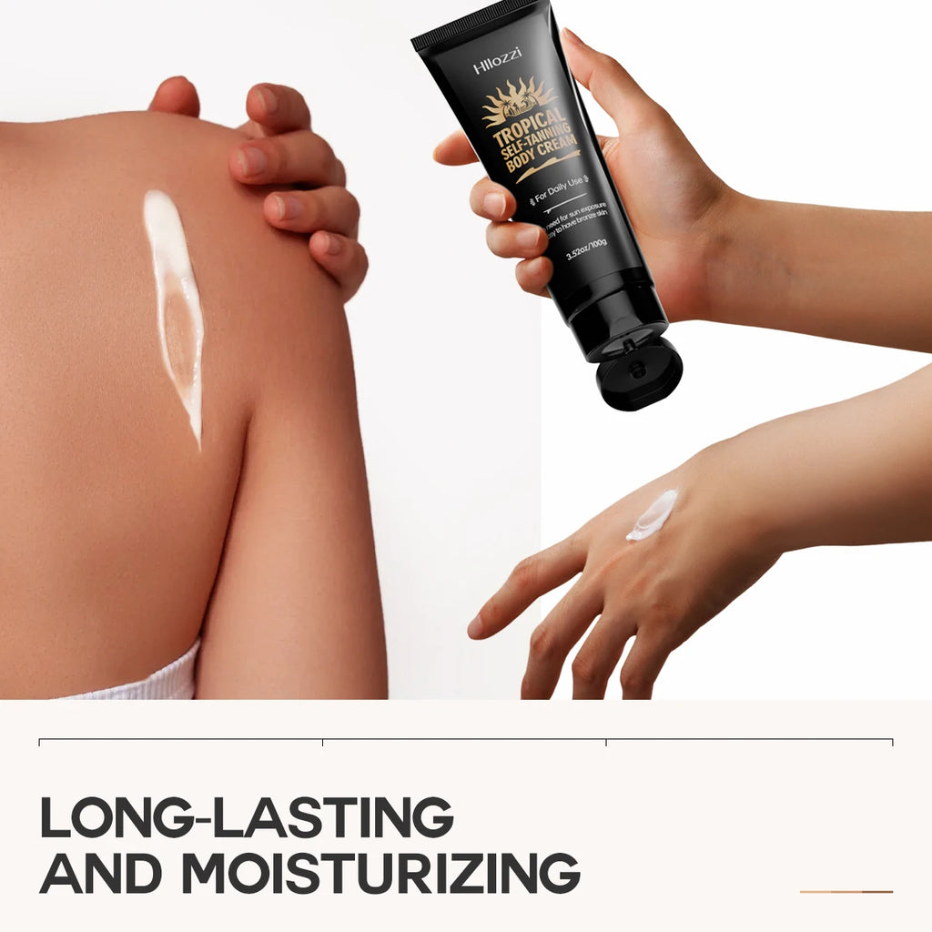 Lotion can be used on all parts of the face and body to hydrate and moisturize. faster and deeper tanning effects