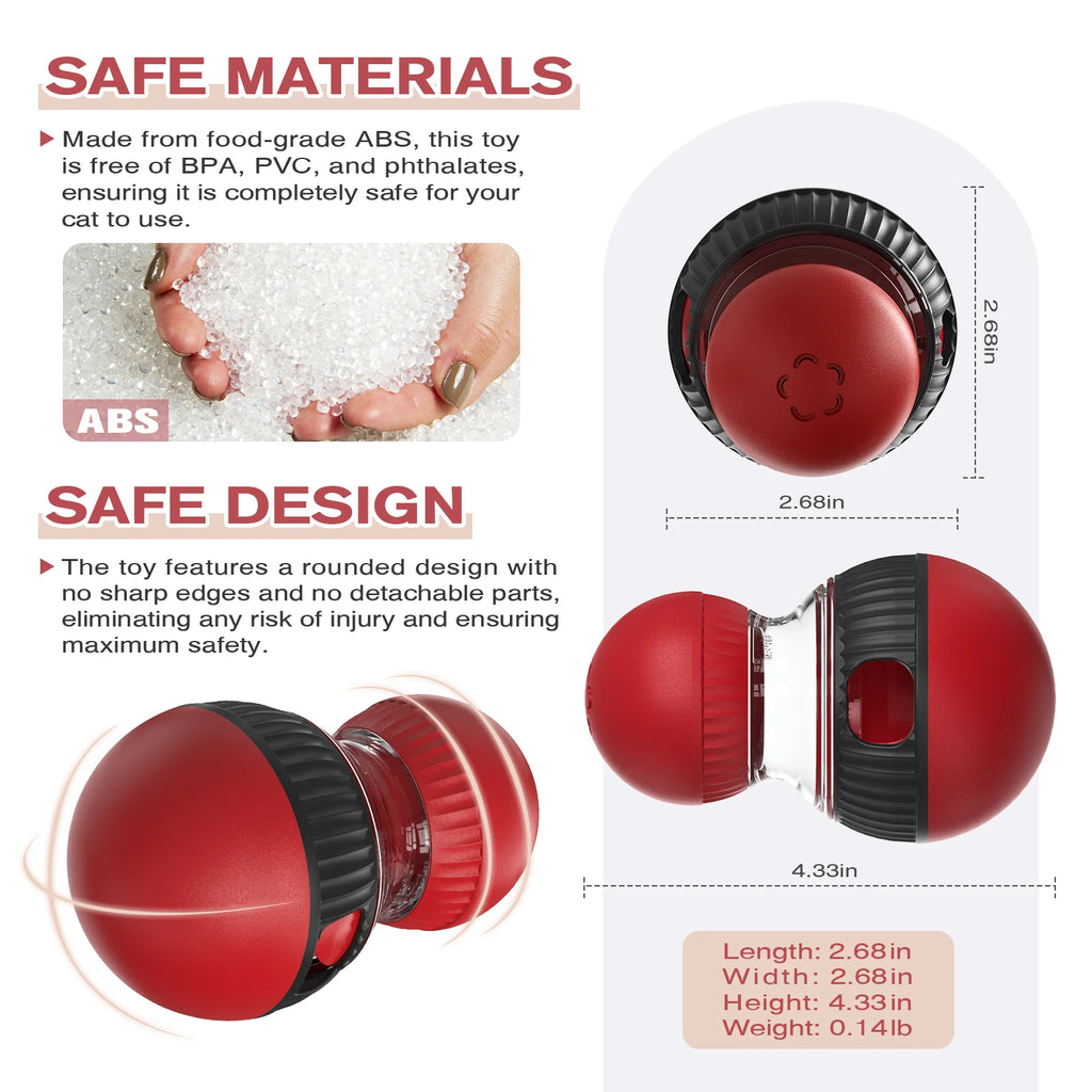 Squeaky Puzzle Feeder for Slow Feeding & Anxiety Relief, Food-Grade ABS