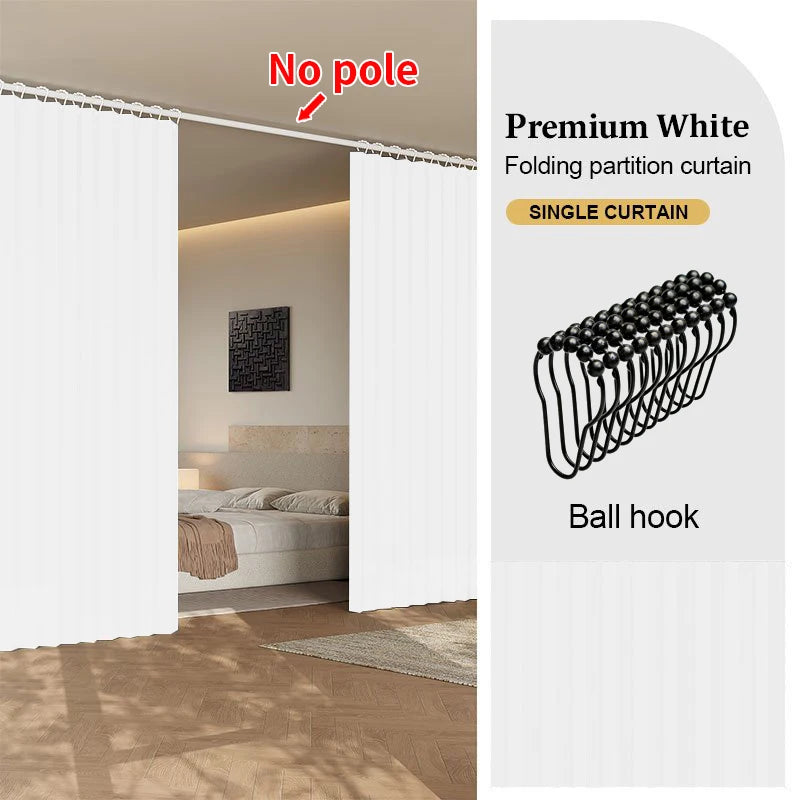 Privacy Partition Panel for Closet, Doorway and Office Corner Space Decor