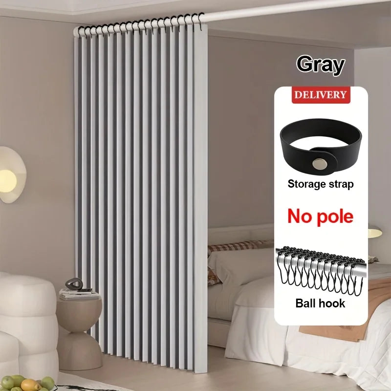 Privacy Partition Panel for Closet, Doorway and Office Corner Space Decor