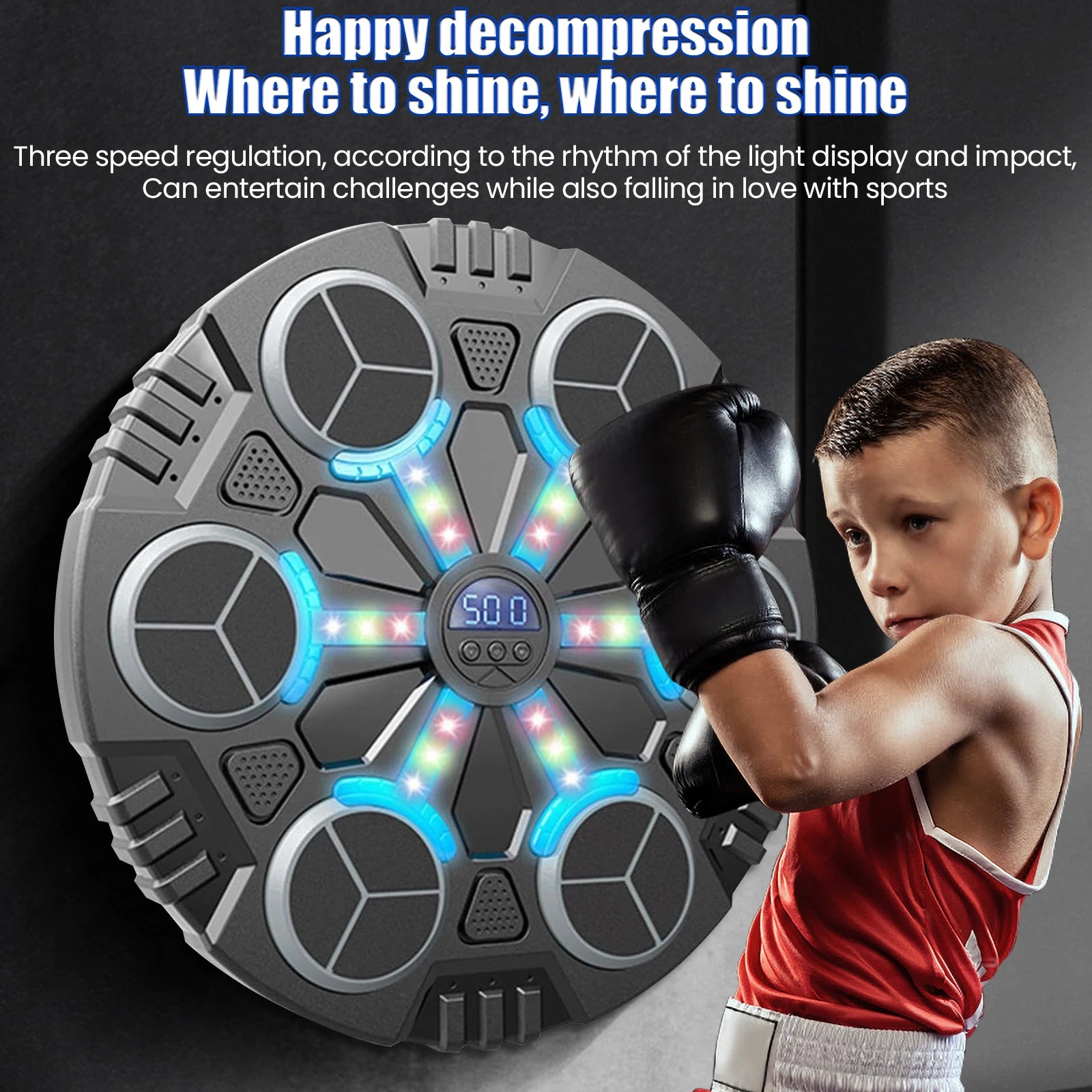 Kids Smart Bluetooth Music Boxing Trainer