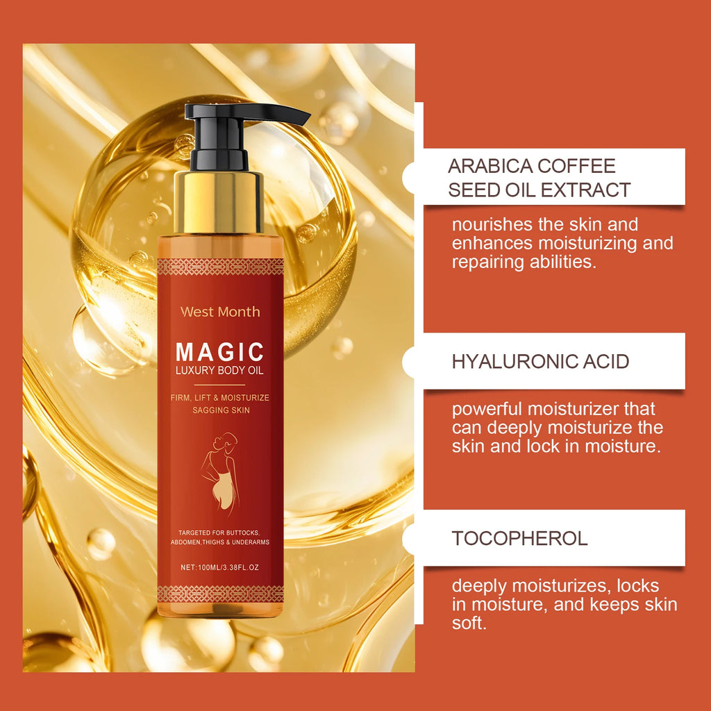 Tightening Moisturizing Oil Daily Care Nourishing Skin Softener for Tightening And Moisturize