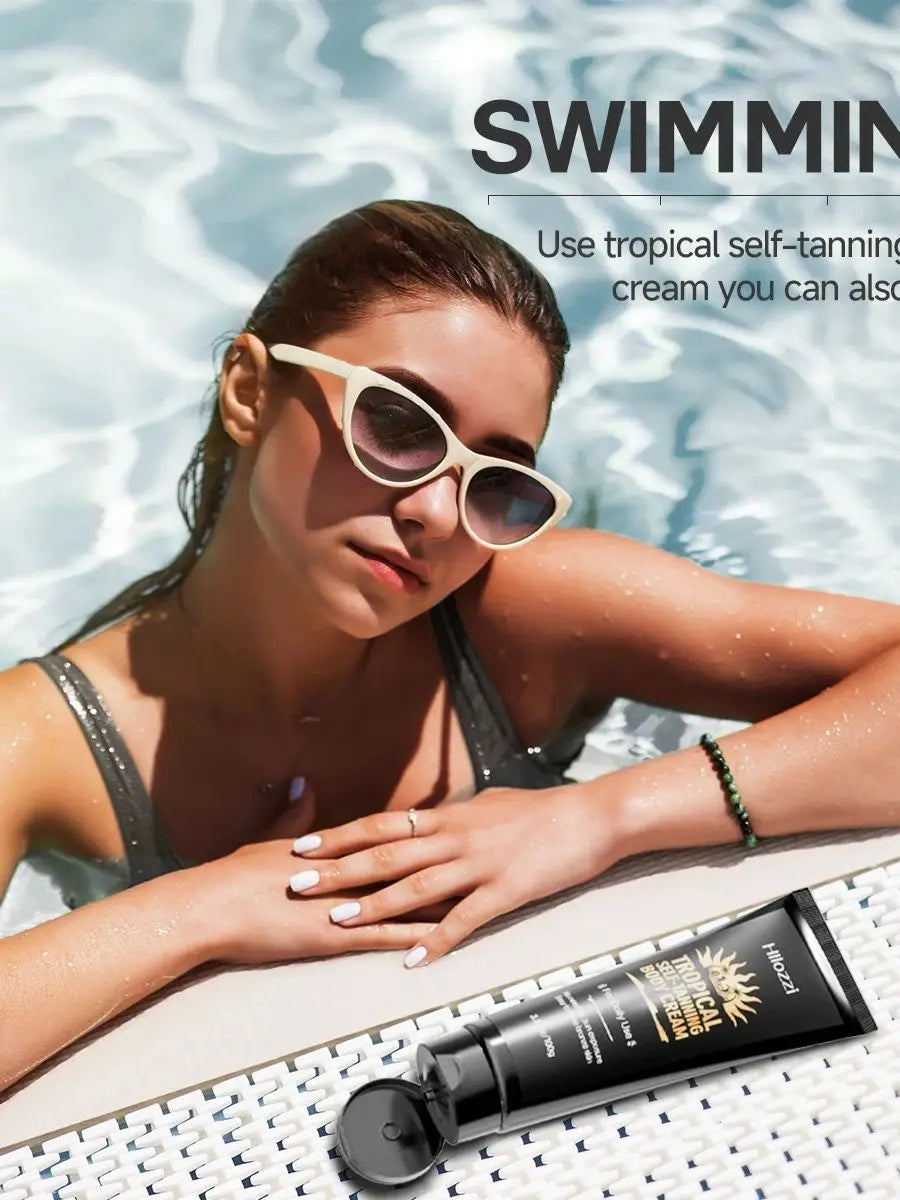 Lotion can be used on all parts of the face and body to hydrate and moisturize. faster and deeper tanning effects