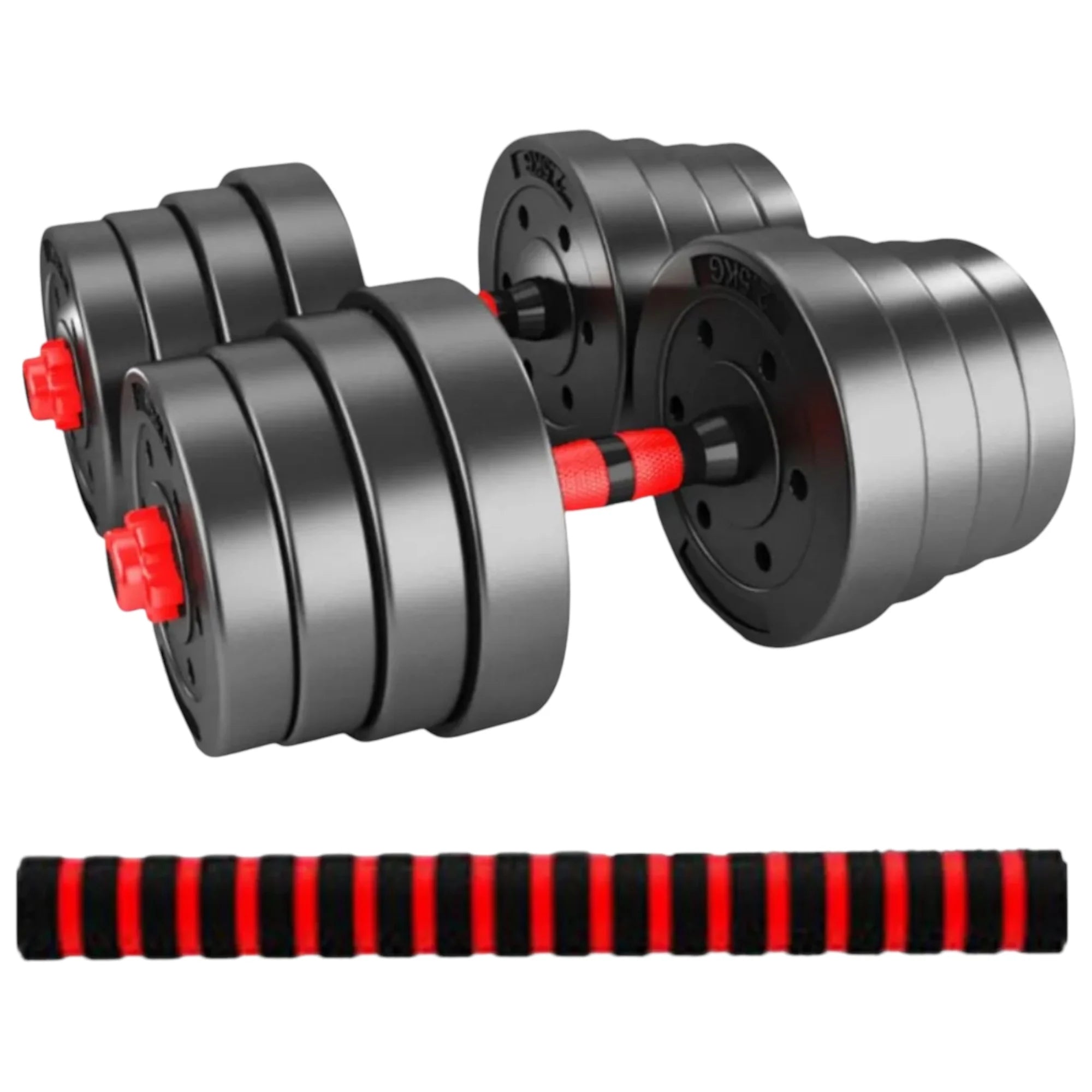 Adjustable Dumbbells 2 in 1 Set by Mikomika, weights 10-30KG