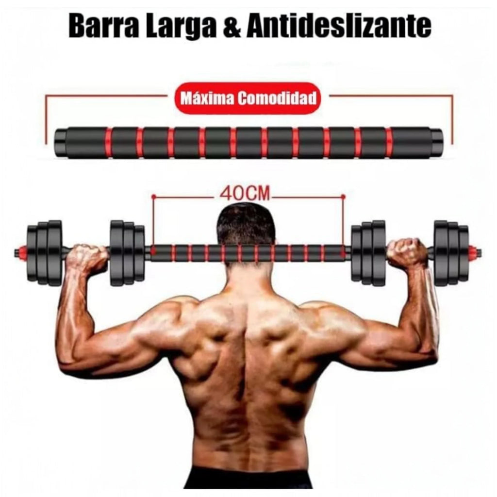 Adjustable Dumbbells 2 in 1 Set by Mikomika, weights 10-30KG