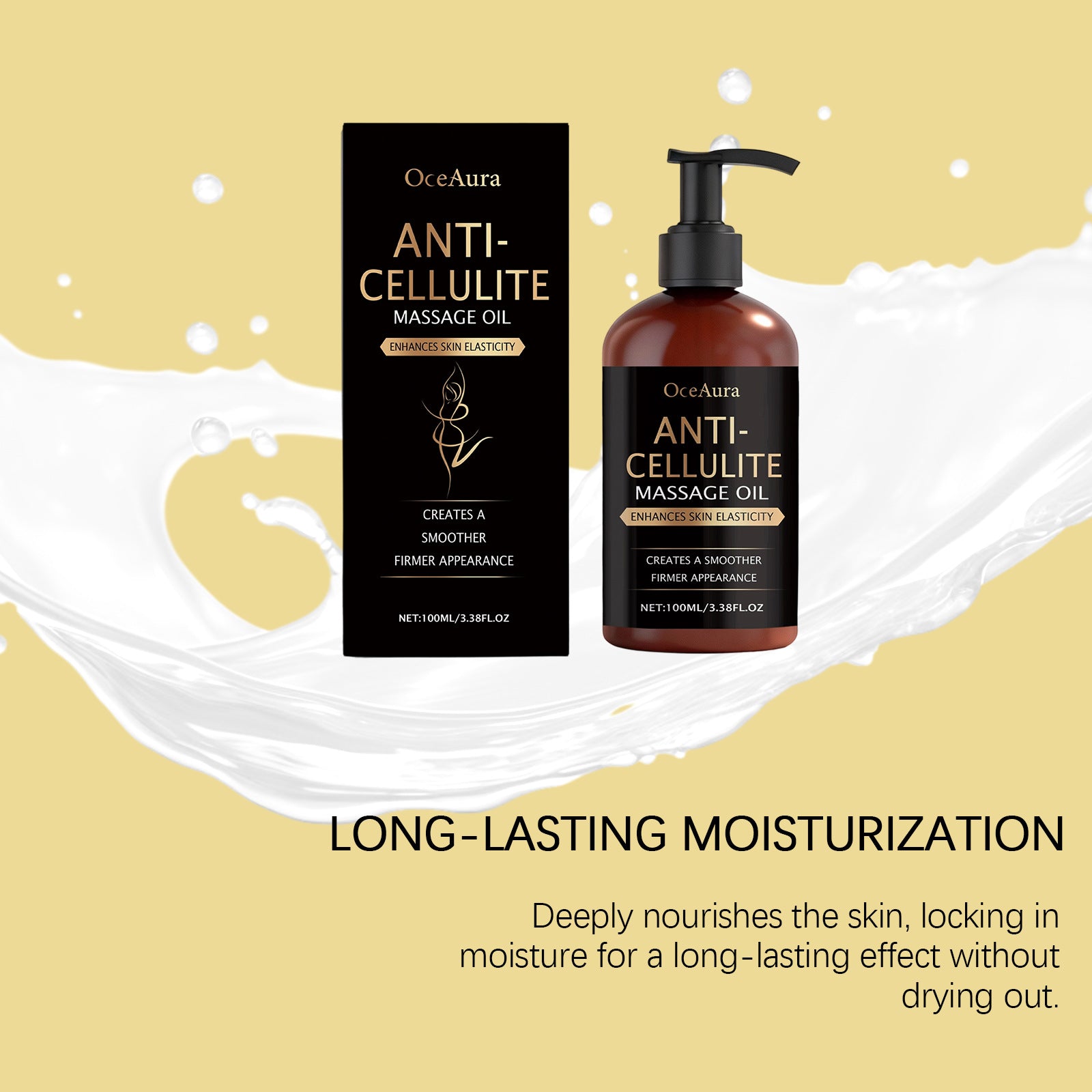 Oil Anti Cellulite Improve Sagging Tightening Nourishing Dry Skin Brightening Body Hydrating Massage Essential Oil