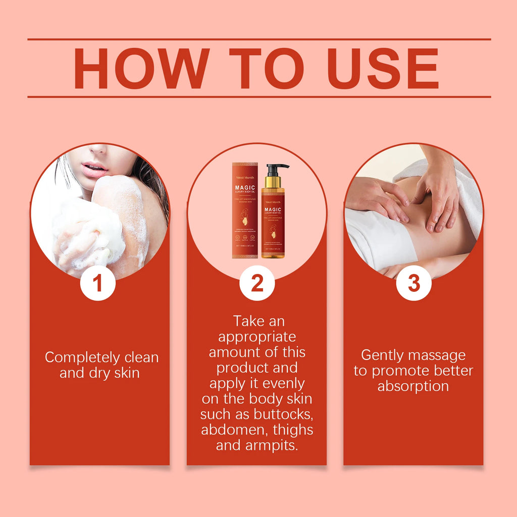 Tightening Moisturizing Oil Daily Care Nourishing Skin Softener for Tightening And Moisturize