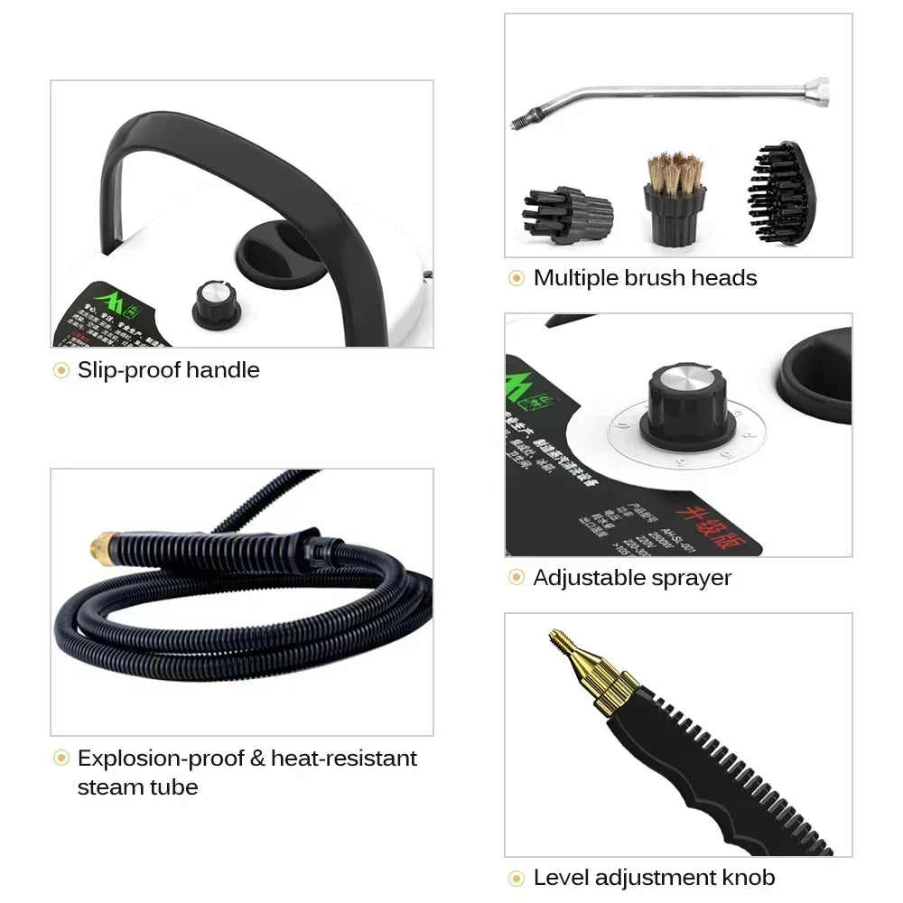 2500W Jet Washer Machine for Home Car Kitchen Air Conditioner