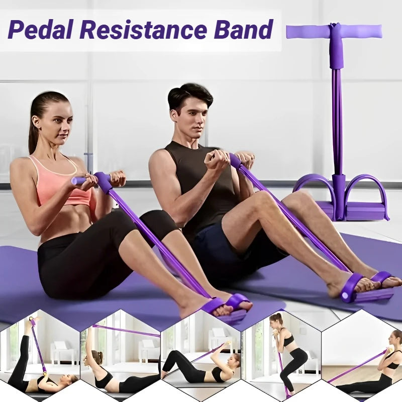 Equipment Yoga Abdominal Strengthening Elastic Band Tension Rope