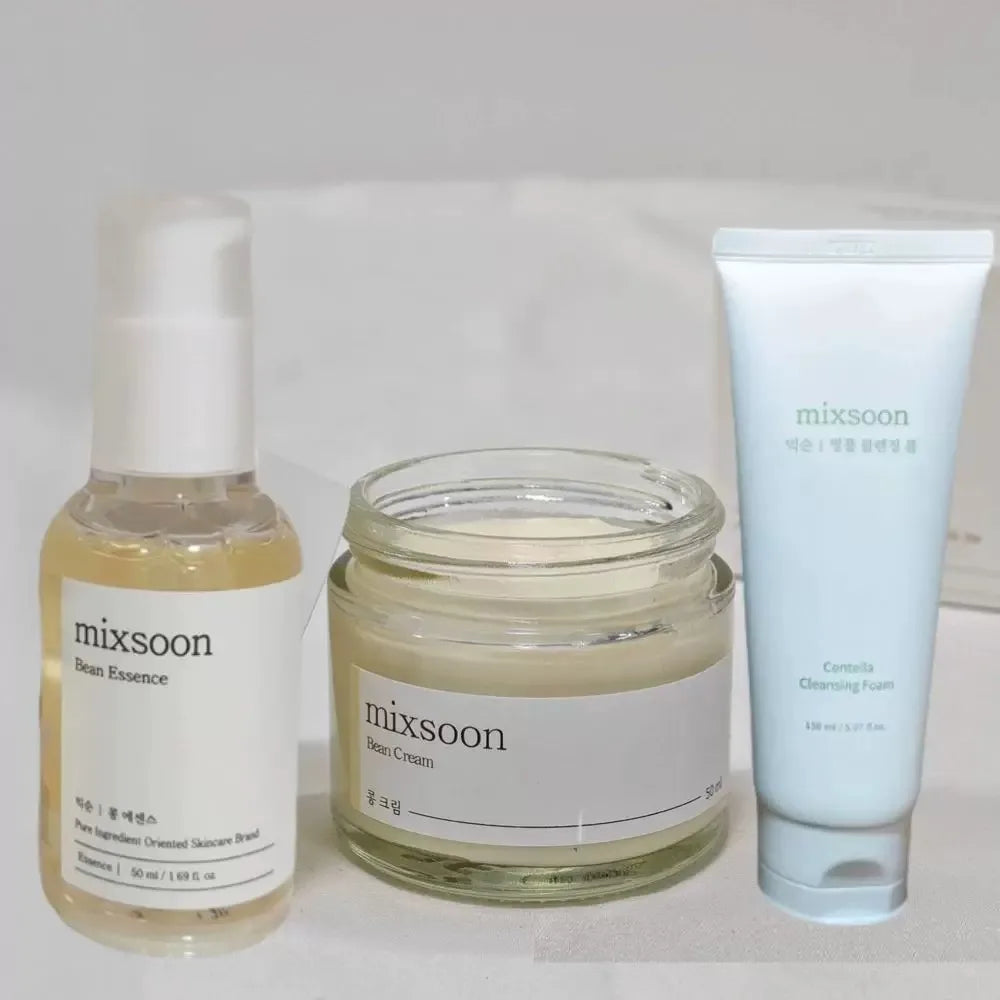 Set Coreano de Cuidado Facial Mixsoon, Hidratante y Nutritivo