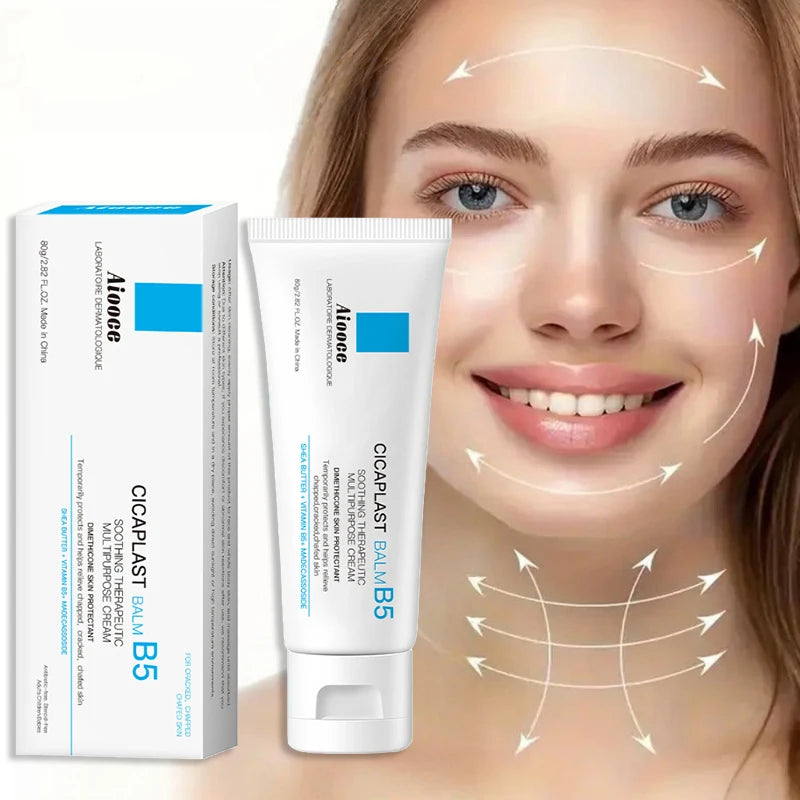 Crema Facial Reparadora de Vitamina B5 con Niacinamida, 80 g