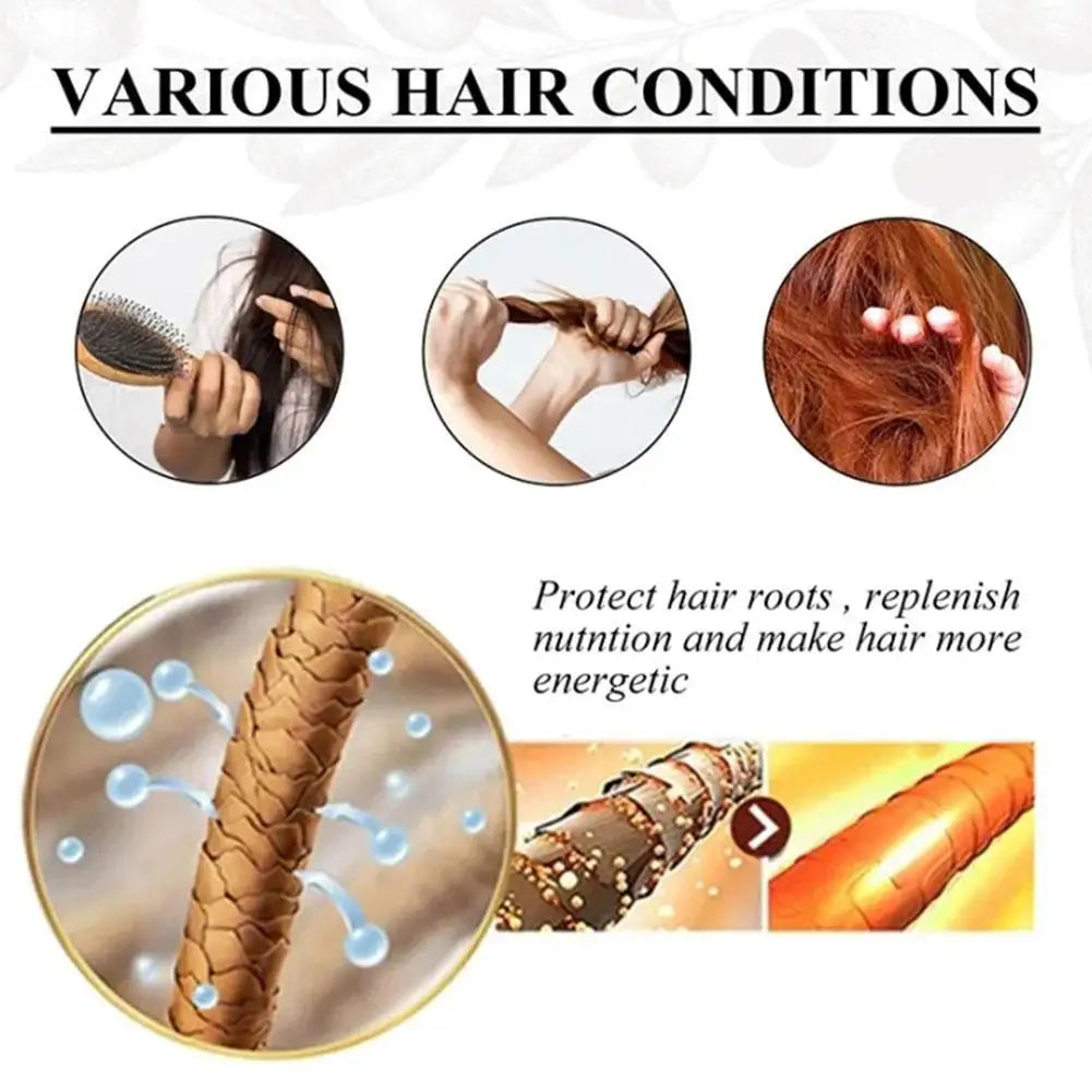 Moroccan Argan Oil Hair Serum Lightweight Hair Oil Mist For Split End Frizzy Hair Flyaways Gloss Shine Repair Hair Oil Smooth