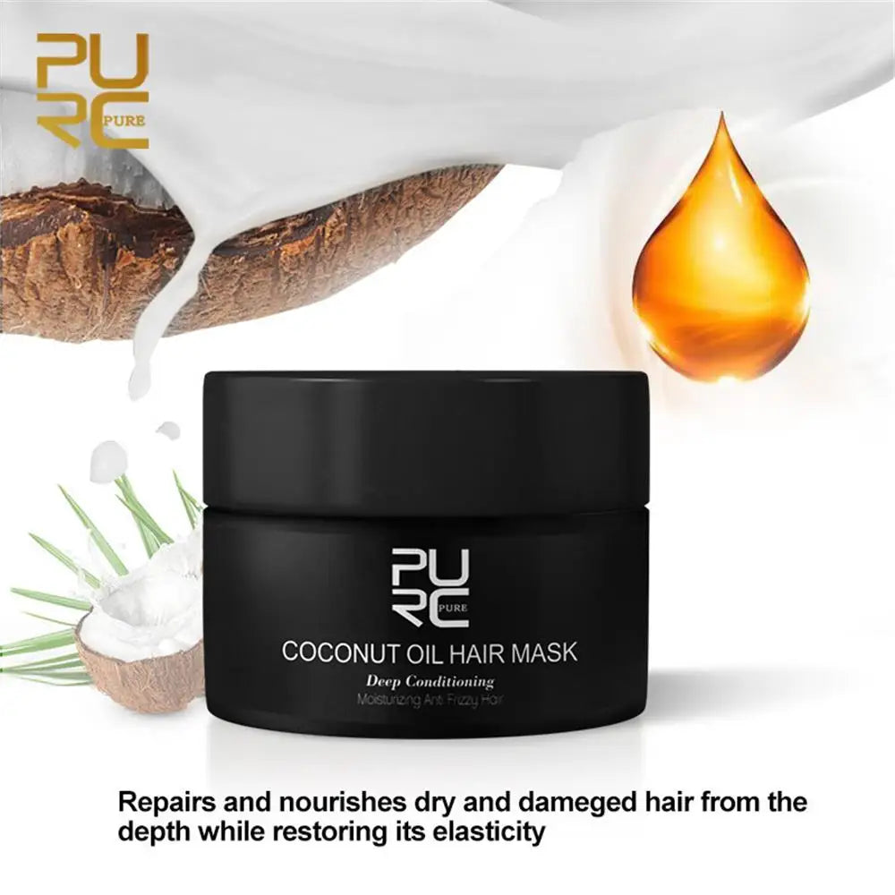 5 Seconds Repair Damaged Frizzy Hair Soft Smooth Shiny Nutrition Deep Moisturize Nourishing Hair Care