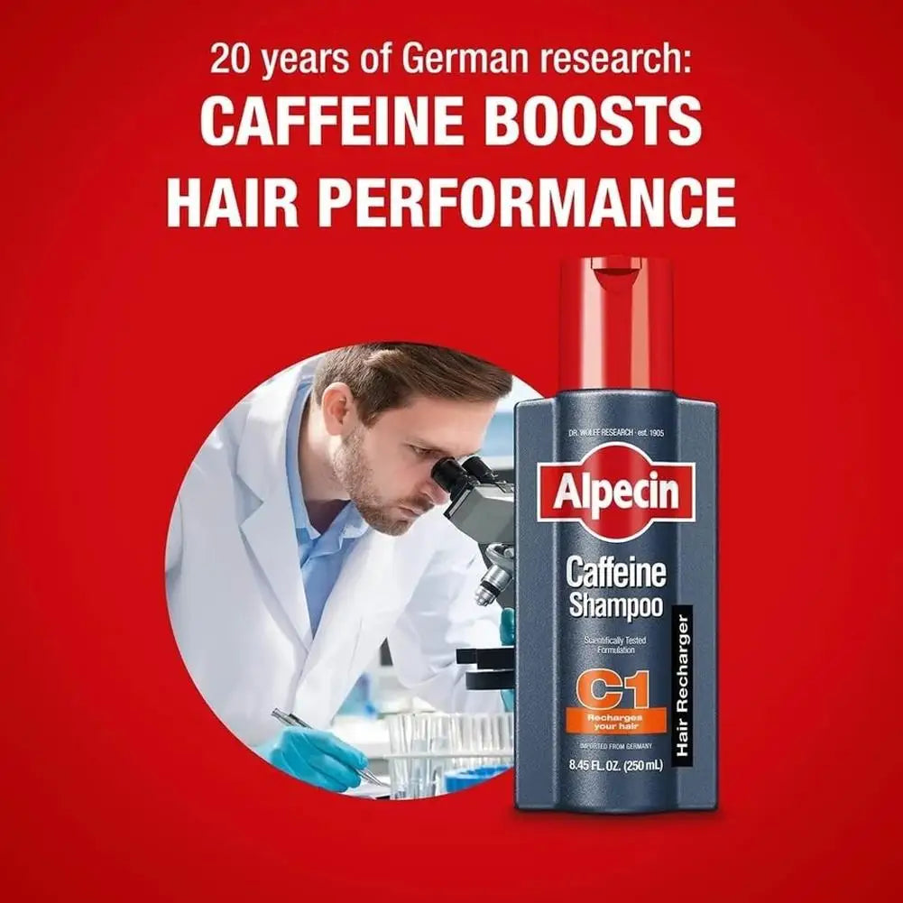 Champú de Café y Cafeína para el Cuidado del Cuero Cabelludo, 250 ml