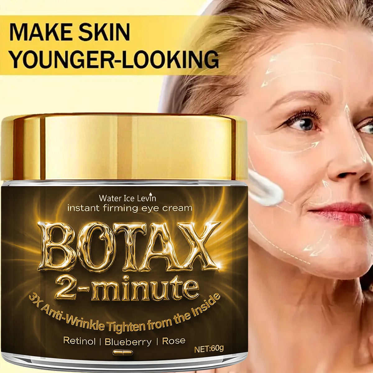 Crema Facial Hidratante con Retinol y Veneno de Abeja, 60 g