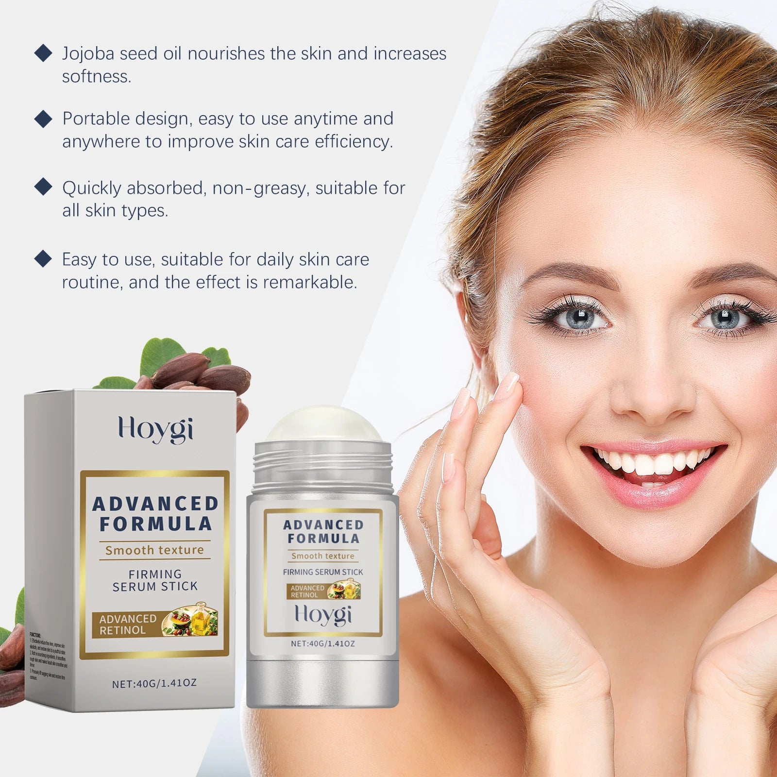 Hoygi 40g Retinol Renewal Solid Serum For Face Neck