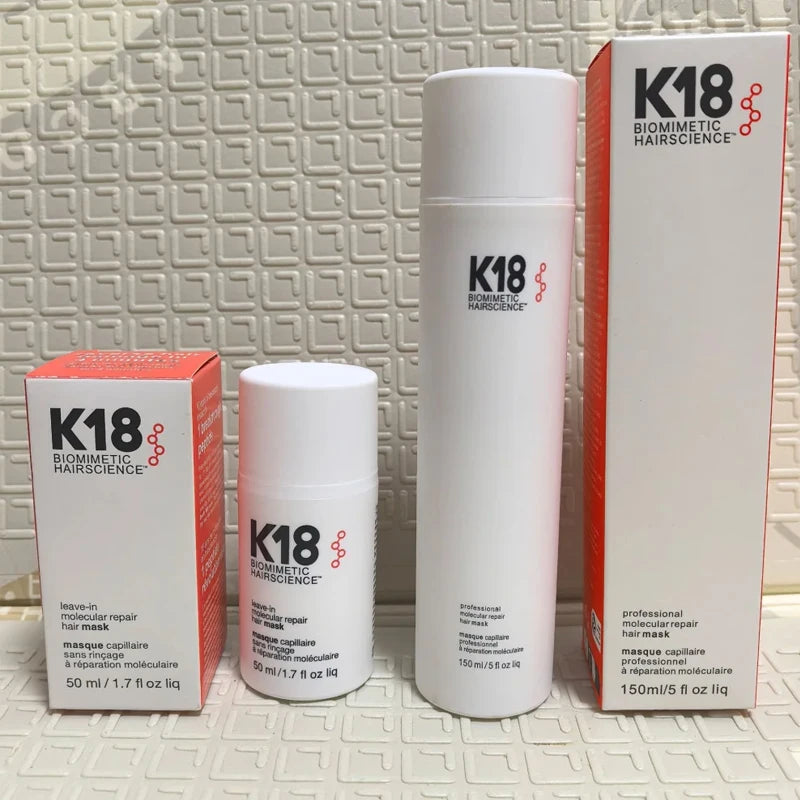 Mascarilla Capilar K18 de Reparación Molecular sin Aclarado