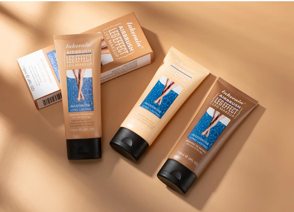 116ml Leg Makeup Waterproof Long Lasting Body Foundation Even Skin Tone Medium Bronze Tanning Cream Anti-Transfer