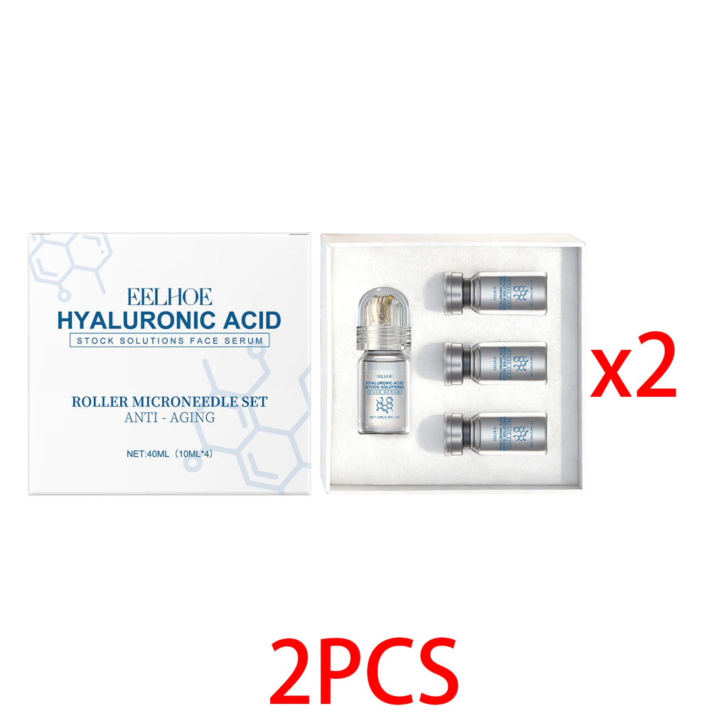 Sérum Facial de Niacinamida con Rodillo Facial de 0,25 mm, Set Hidratante