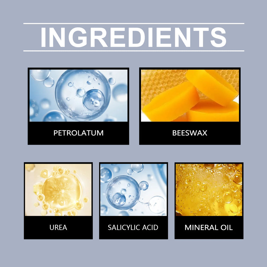 Crema en barra para manos y pies con 42 % de urea. Hidratante, exfoliante, suavizante, alivia la sequedad, repara los talones agrietados e hidrata profundamente la piel de los pies.