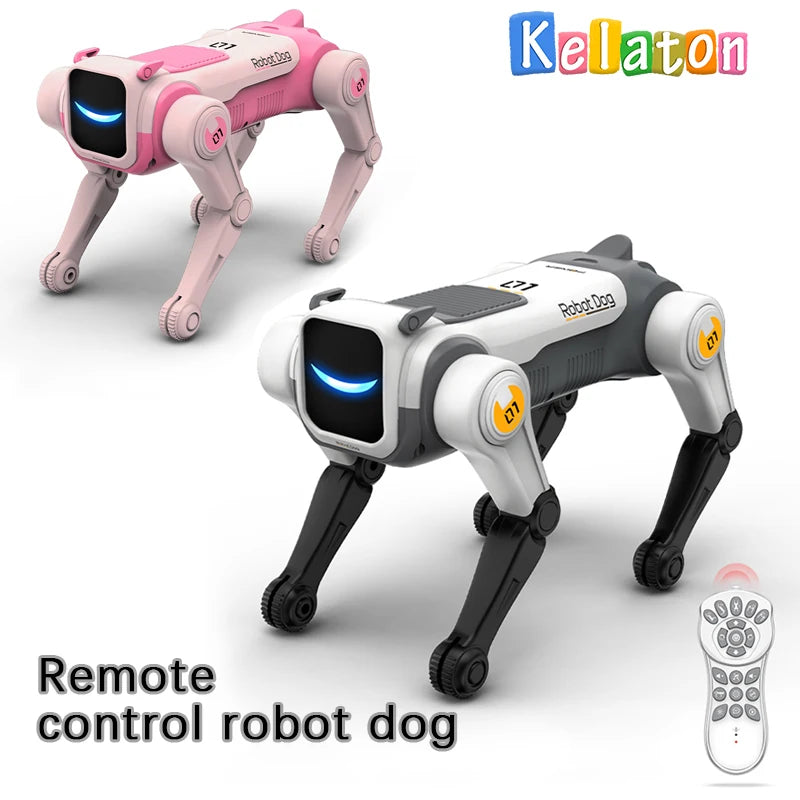 Remote Control Stunt Robot Dog, Singing & Dancing Smart RC Robot Pet Toy,