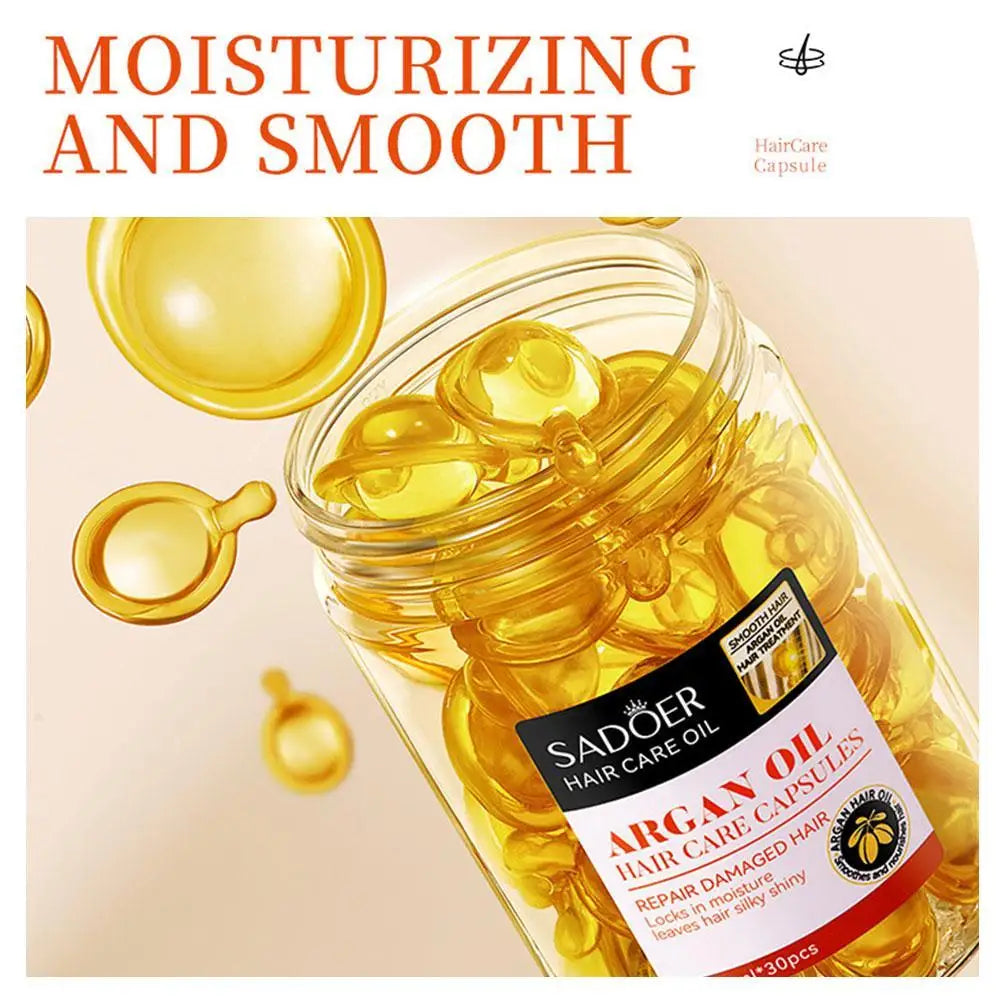 Capsule Rose Fragrance/Argan Oil Repairs Damaged Hair