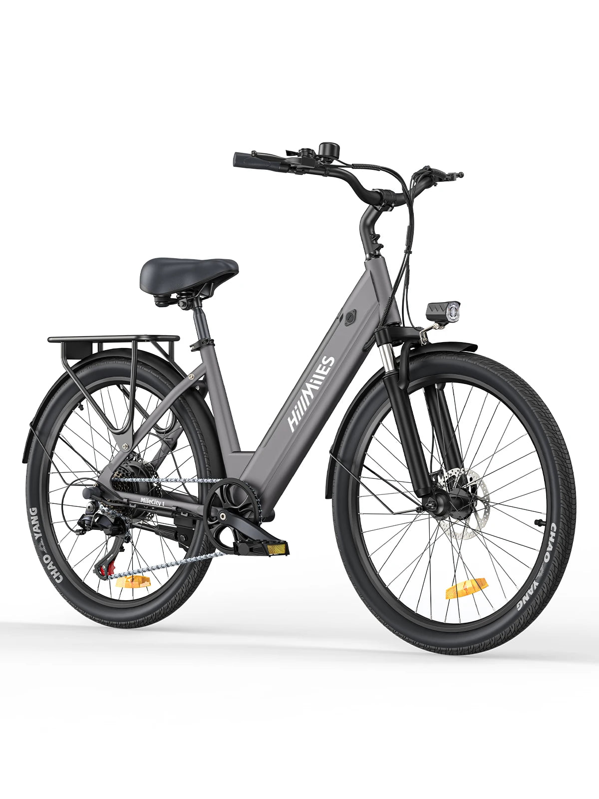 HillMiles MileCity 1 26 "Step-Through Electric Bicycle, Electric Bike with Up to 120 km Range, 250W Motor, 36V 13Ah Battery, 25 km/h, 7-Speed Gear, Disc Brakes, E-bike for Urban Commute, Shipped from Germany