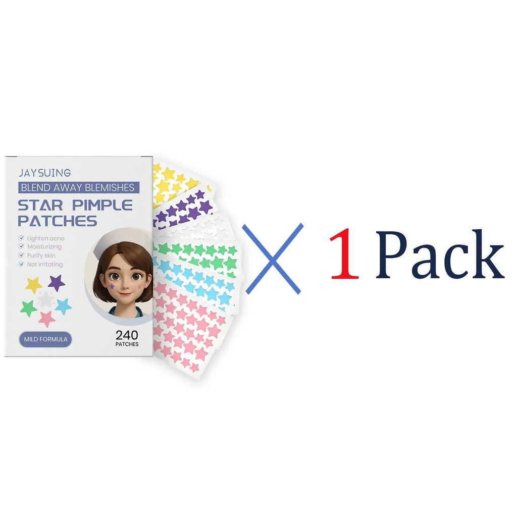 Star Acne Patches 240pcs Salicylic Acid Hydrocolloid Invisible Pimple Patches for Face Spot Treatment Ultra-Thin Gentle Care