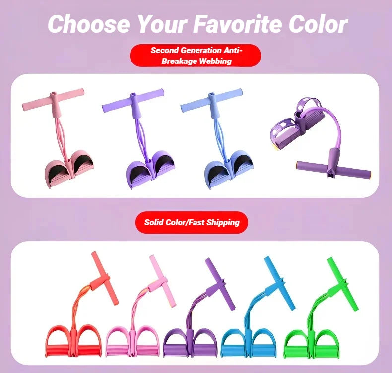 Equipment Yoga Abdominal Strengthening Elastic Band Tension Rope