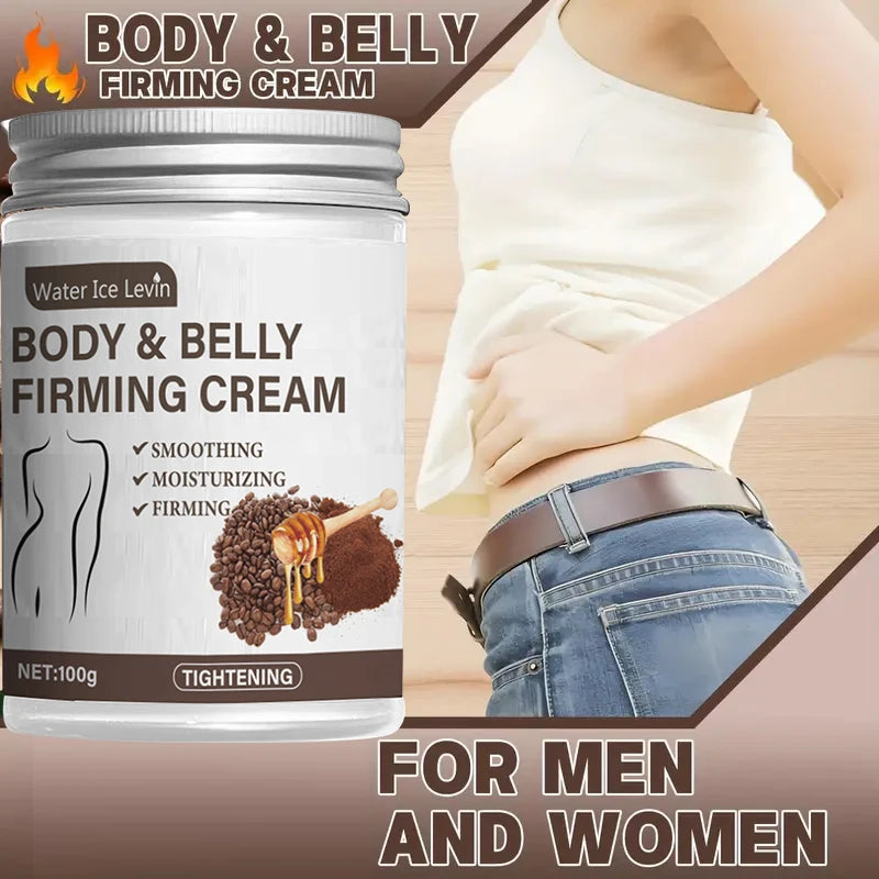 Firming Cream Contains Caffeine and Coconut Oil, Rich in Vitamin E, Fragrance-Free, Tightens and Lifts the Abdomen, Thighs, Buttocks, Arms, All Skin Types, Hypoallergenic, Whitening Effect