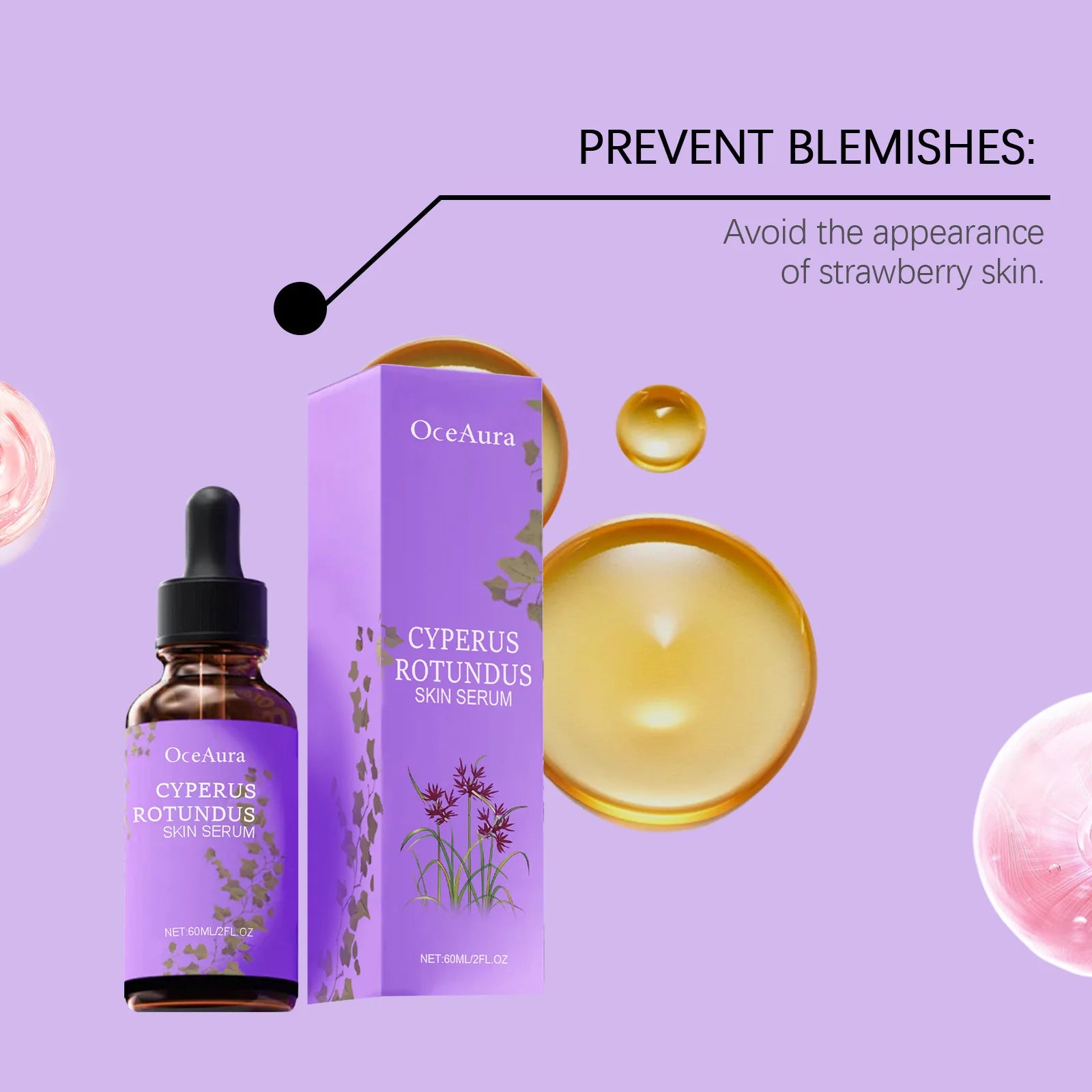 Oil for Hair Removal Prevent Hair Growth Products Remove Hair Inhibitor for Moisturizing Body Oil 60ml