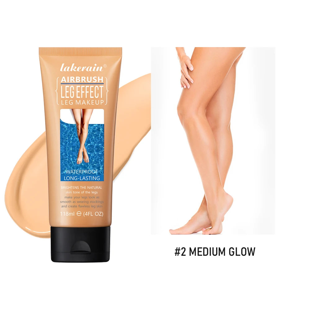 116ml Leg Makeup Waterproof Long Lasting Body Foundation Even Skin Tone Medium Bronze Tanning Cream Anti-Transfer