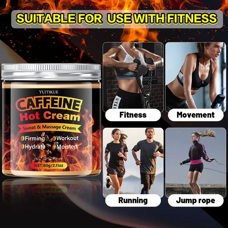 Thermogenic Sweat & Massage Cream, Tightens & Moisturizes for Workout Body Sculpting
