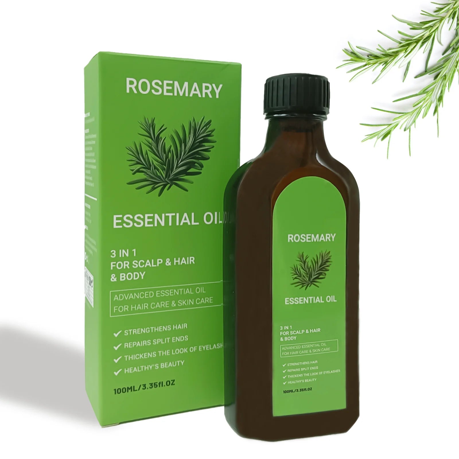 Oil Nourishes and Moisturizes Hair, Repairs Damage and Improves Irritability
