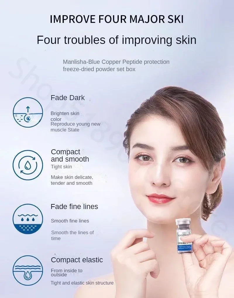 Box Freeze-dried Firming Essence Anti Aging Shrinks Pores Face Serum Skin Care Set