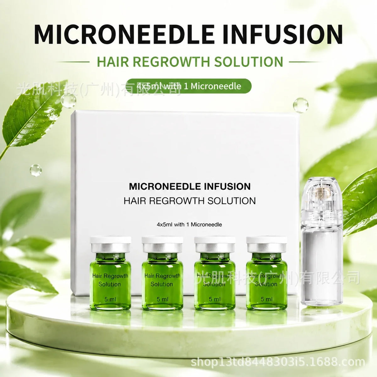 Sérum Capilar de Infusión con Microagujas para el Crecimiento y el Cuidado del Cuero Cabelludo