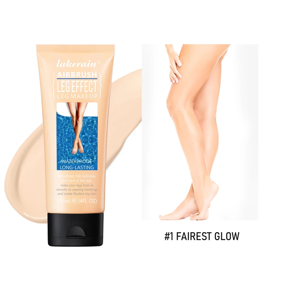 116ml Leg Makeup Waterproof Long Lasting Body Foundation Even Skin Tone Medium Bronze Tanning Cream Anti-Transfer