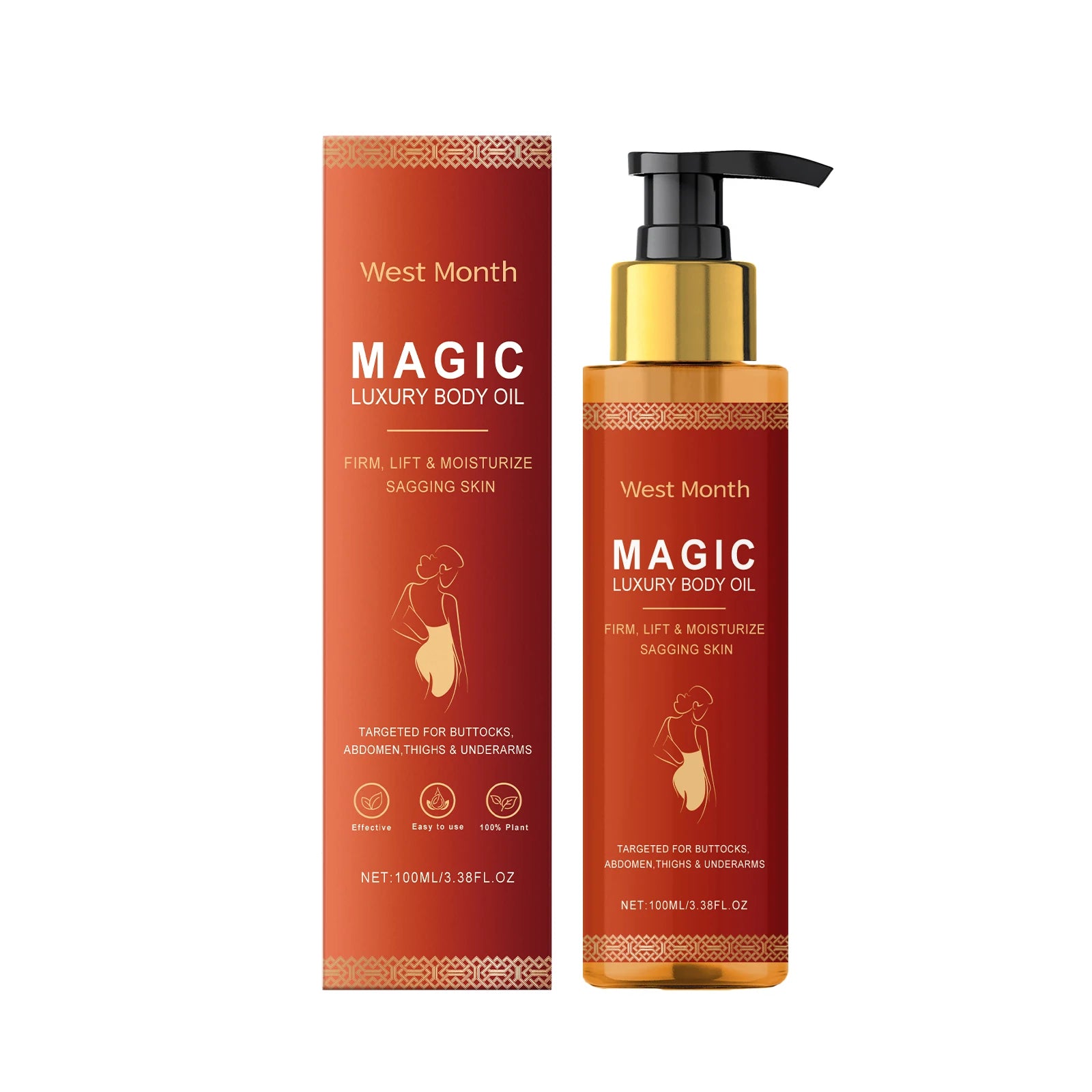 Tightening Moisturizing Oil Daily Care Nourishing Skin Softener for Tightening And Moisturize