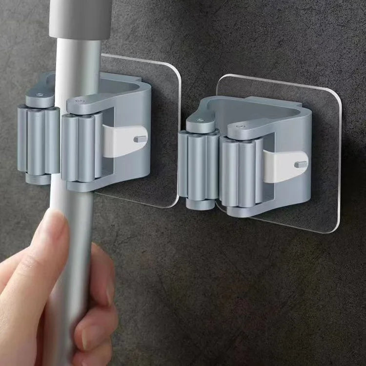 Mop Rack Broom Hanger Hook Kitchen Bathroom Organization Home Organizer Accessories
