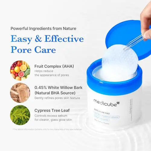 Medicube Zero Pore Pad 2.0, 70 Discos Exfoliantes Faciales