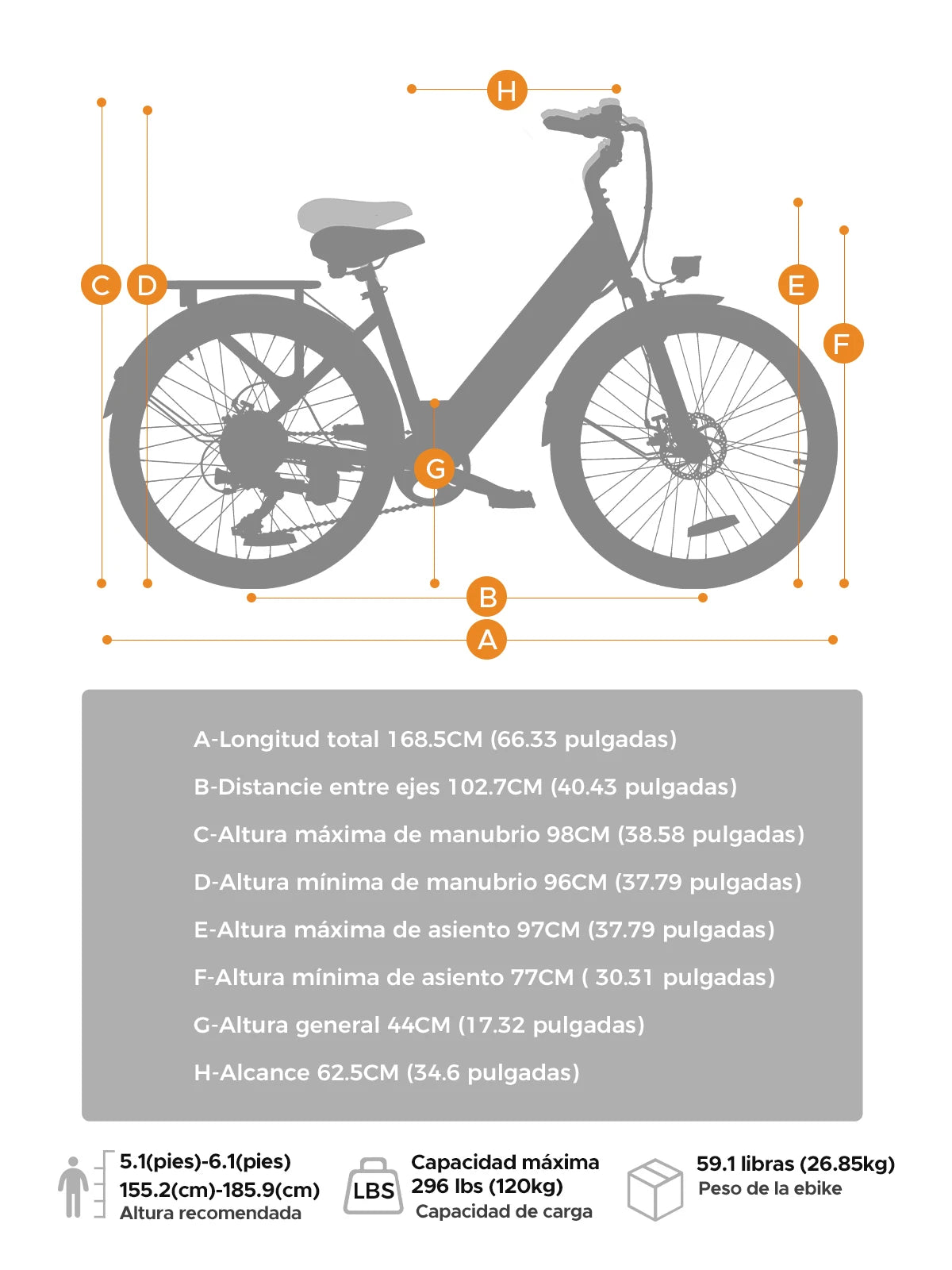 "Electric Bike for Comuting, 120km Range, 250W, 36V 13Ah Battery, Speed 25 km/h, 7 Gears, Disc Brakes E-bike