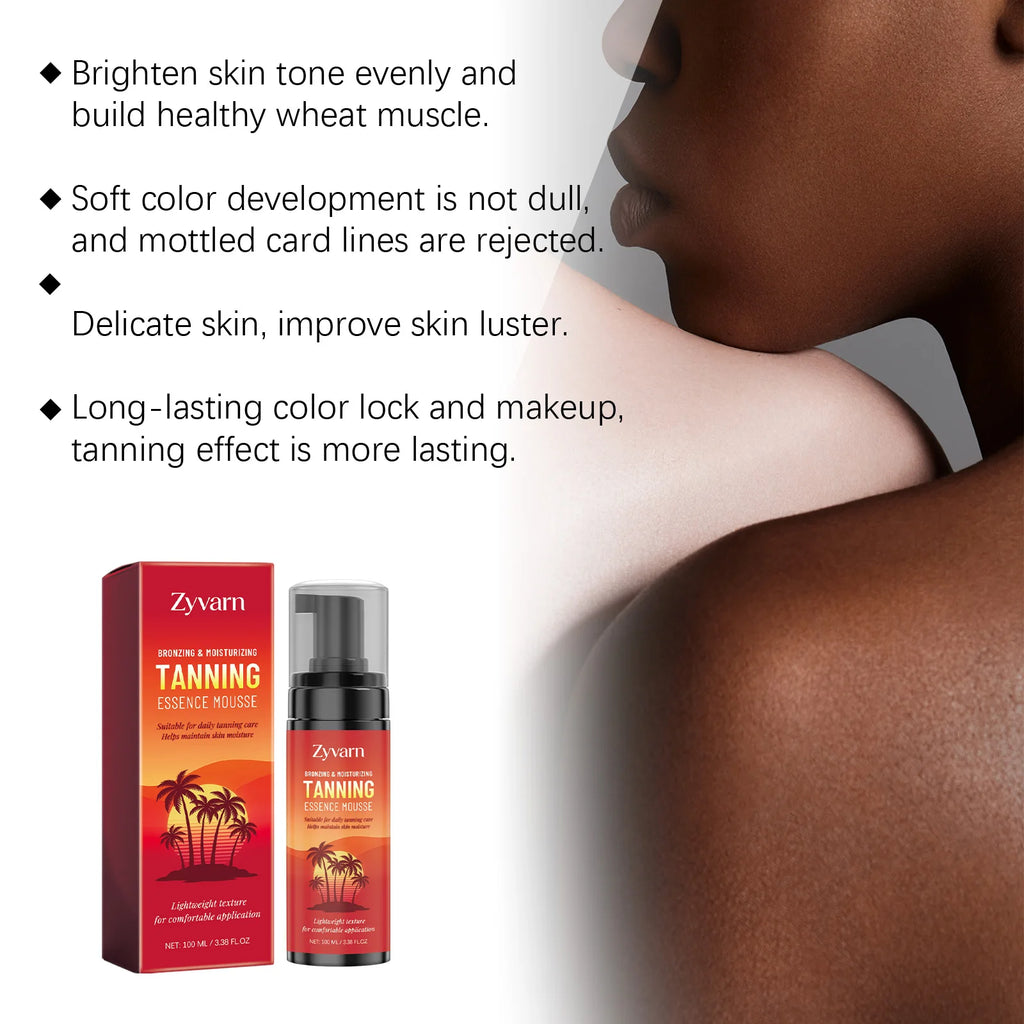 Mousse Natural Glow Sun Kissed Body Care Streak Free Long Lasting Hydrating Streak-Free Soft fluffy Booster 100ml