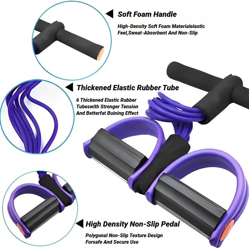 Equipment Yoga Abdominal Strengthening Elastic Band Tension Rope