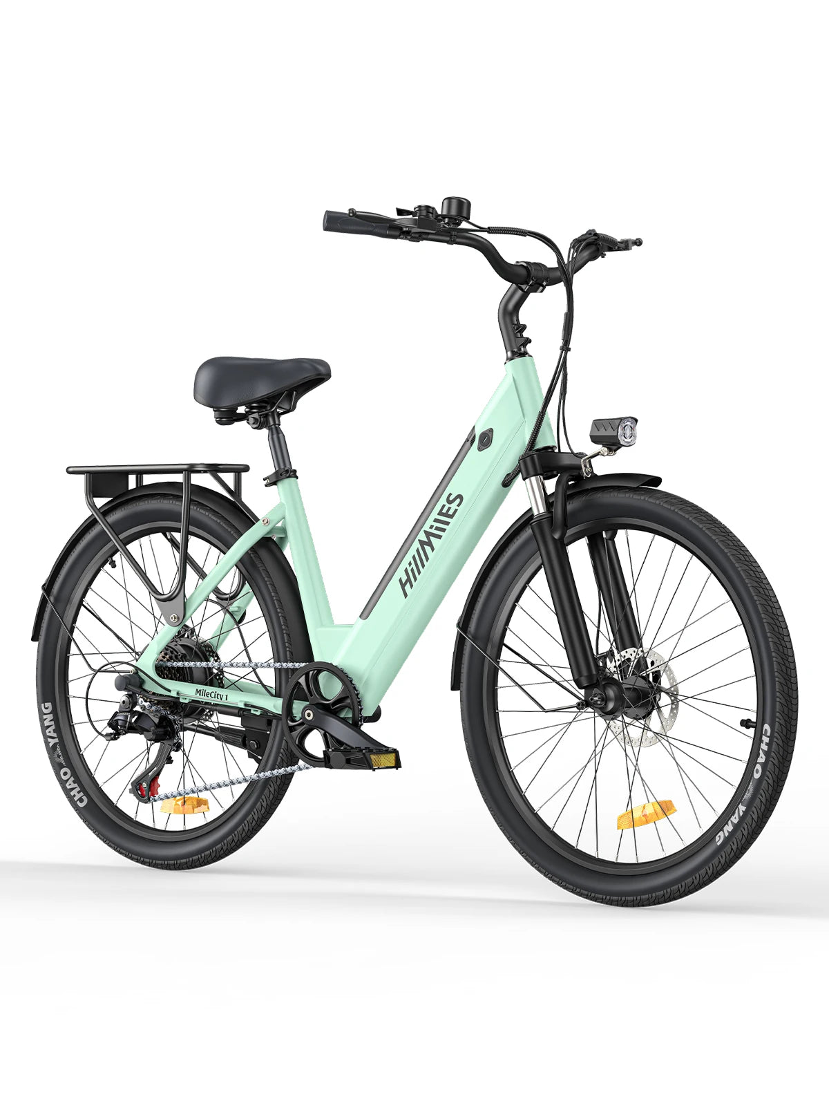 HillMiles MileCity 1 26 "Step-Through Electric Bicycle, Electric Bike with Up to 120 km Range, 250W Motor, 36V 13Ah Battery, 25 km/h, 7-Speed Gear, Disc Brakes, E-bike for Urban Commute, Shipped from Germany