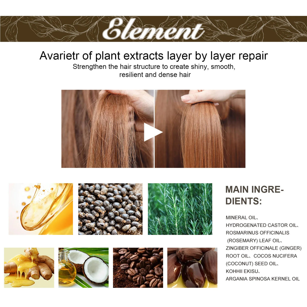 Anti Hair Loss Treatment For Thicker Hair Repairing Dry Damaged Hair Scalp Care With Argan Oil
