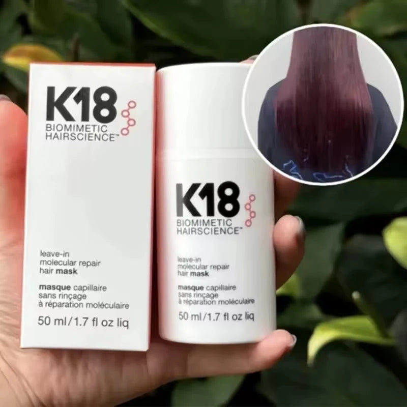 Mascarilla Capilar K18 de Reparación Molecular sin Aclarado
