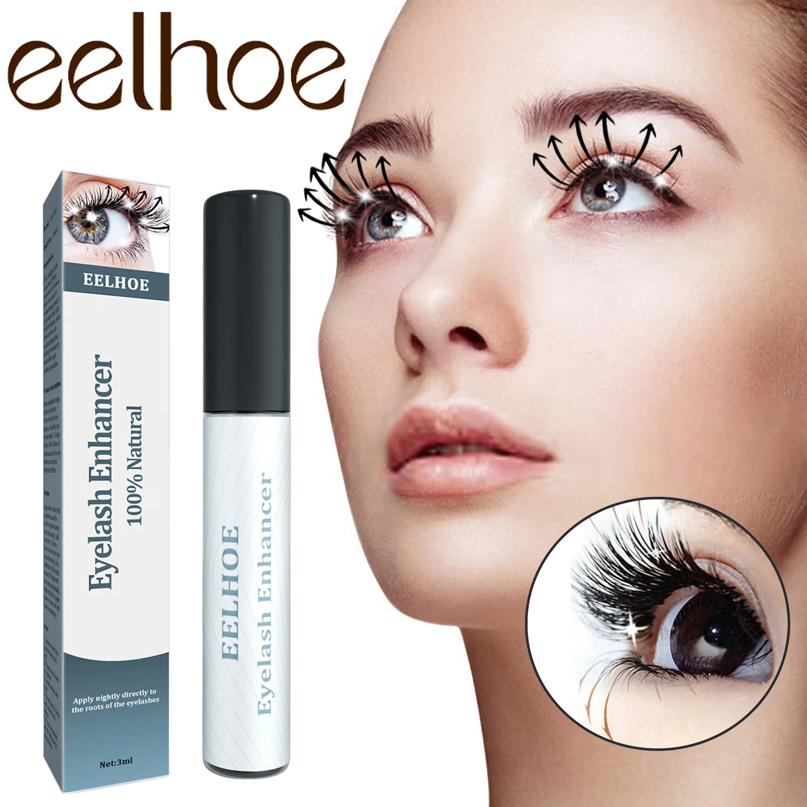 Eyelash Serum For Growth Collagen Hyaluronic Acid