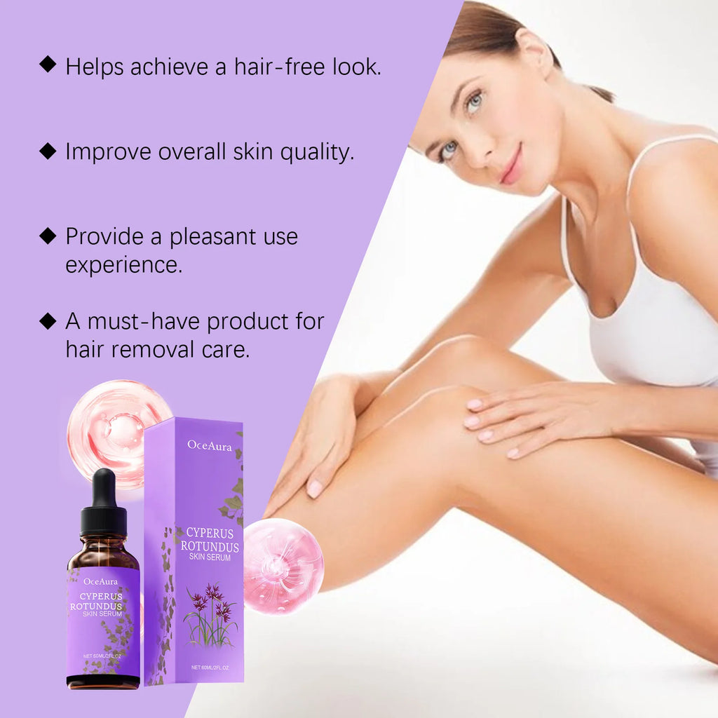 Oil for Hair Removal Prevent Hair Growth Products Remove Hair Inhibitor for Moisturizing Body Oil 60ml