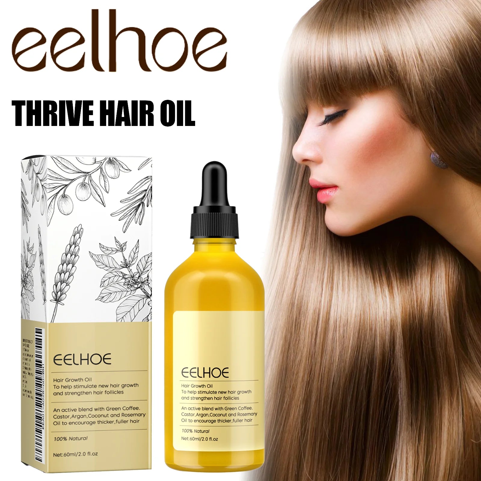 Anti Hair Loss Treatment For Thicker Hair Repairing Dry Damaged Hair Scalp Care With Argan Oil